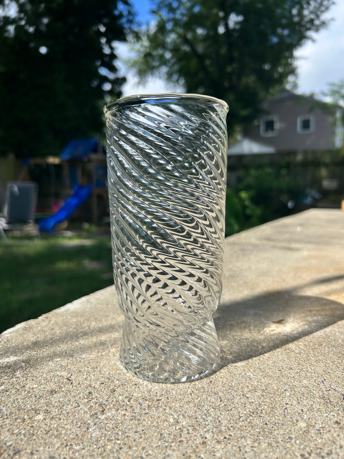 scalloped tumbler