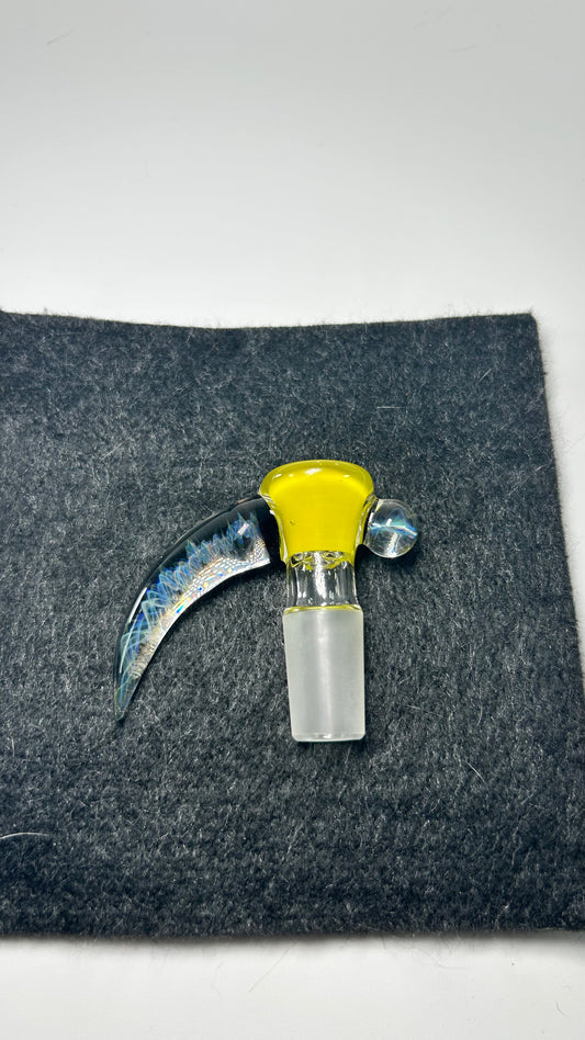 encased yellow/ fume 18mm slide