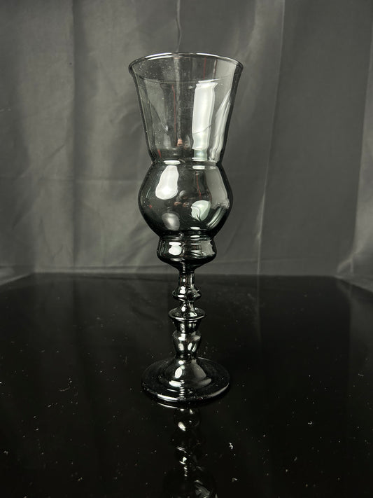 transparent grey goblet